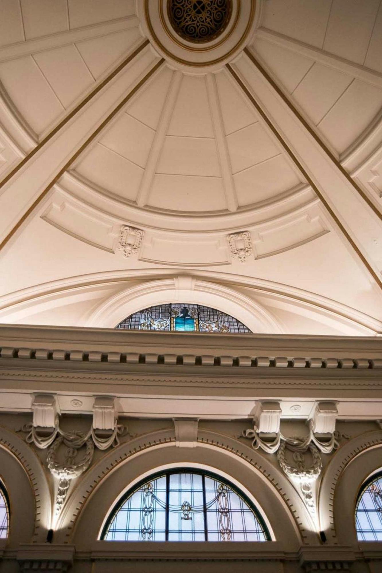 Stock Exchange Hotel, Manchester, Autograph Collection Eksteriør billede The ceiling of the main hall